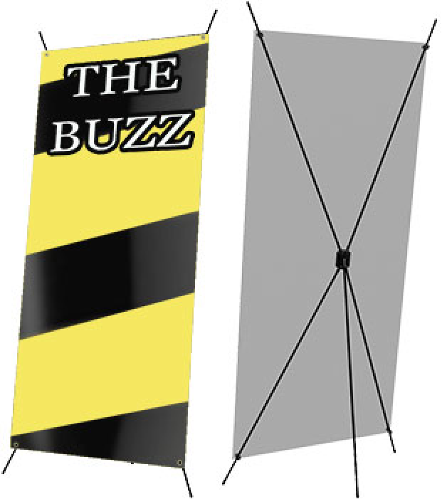 buzz retractable banner stand