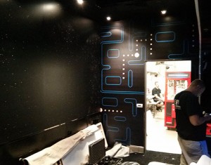 wall mural comic con pacman